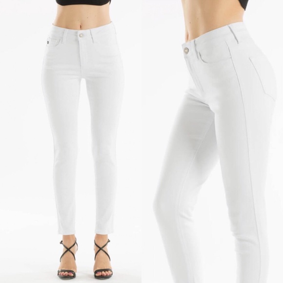 NWT Kancan High Rise White Skinny Jeans KC6009WT - Picture 2 of 4